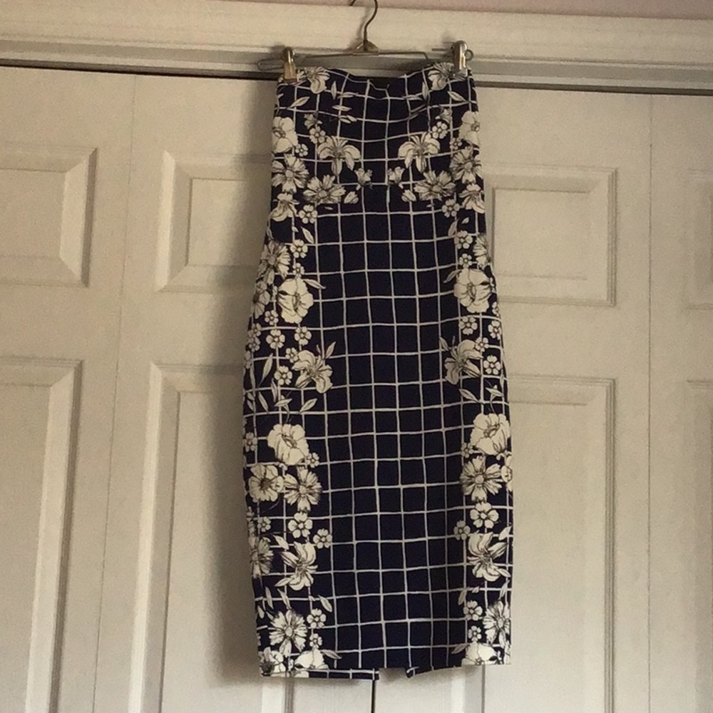 Express strapless dress